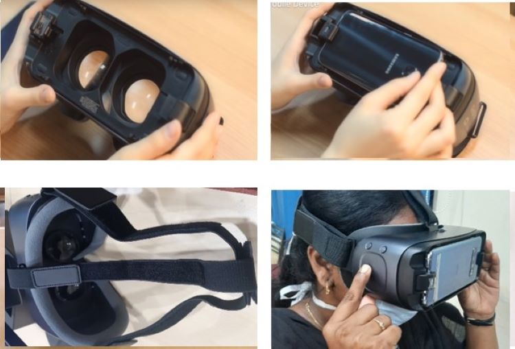 photo collection of a head-mounted augmented reality device