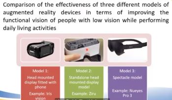 photo of 3 head-mounted augmented reality devices